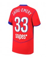 Paris Saint-Germain Warren Zaire-Emery #33 Tredjedrakt 2025-26 Korte ermer
